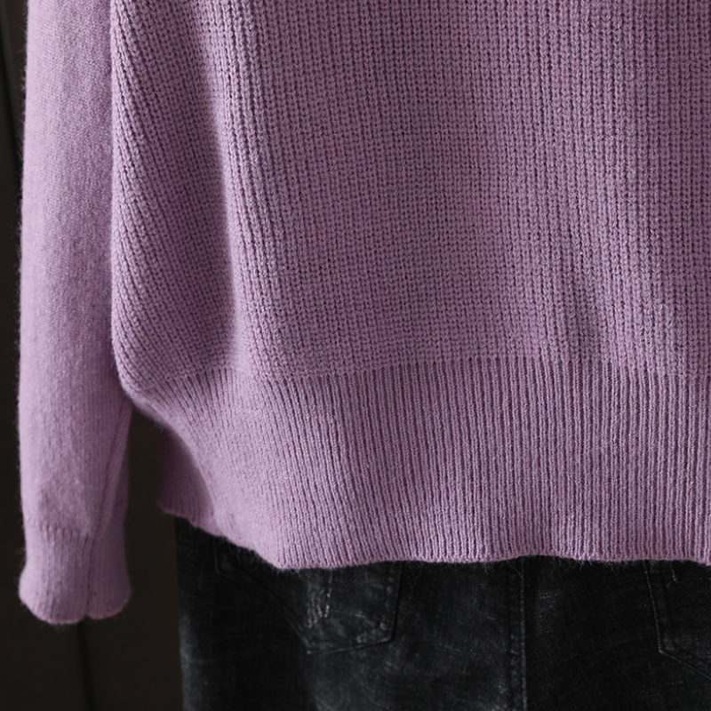 韓系純色慵懶風針織開衫外套 寬鬆長袖超軟糯毛衣 修身顯瘦百搭設計