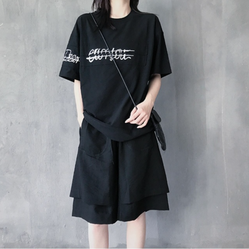 簡約 ‧ 雙層設計感五分褲 短褲 休閒褲夏季裙子