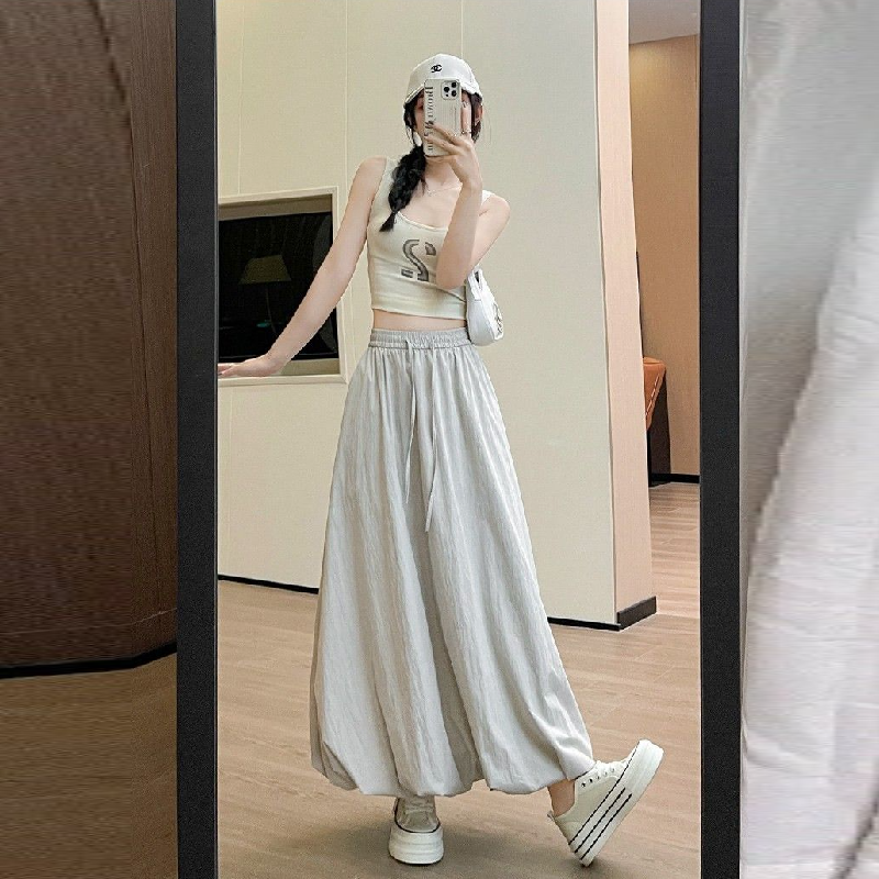 8色 多巴胺垂感花苞裙 霓光果凍色系傘狀剪裁半身裙