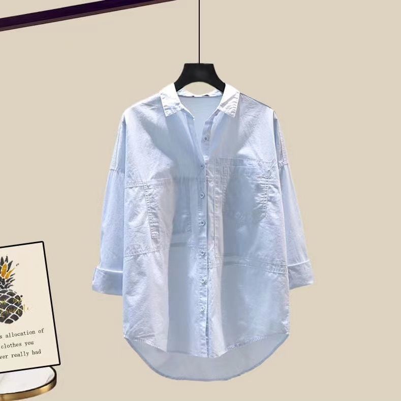 【單品可選】棉花糖救星套組 可拆式三穿機能套組 立體條紋翻領襯衫+美背細肩帶+丹寧半身裙