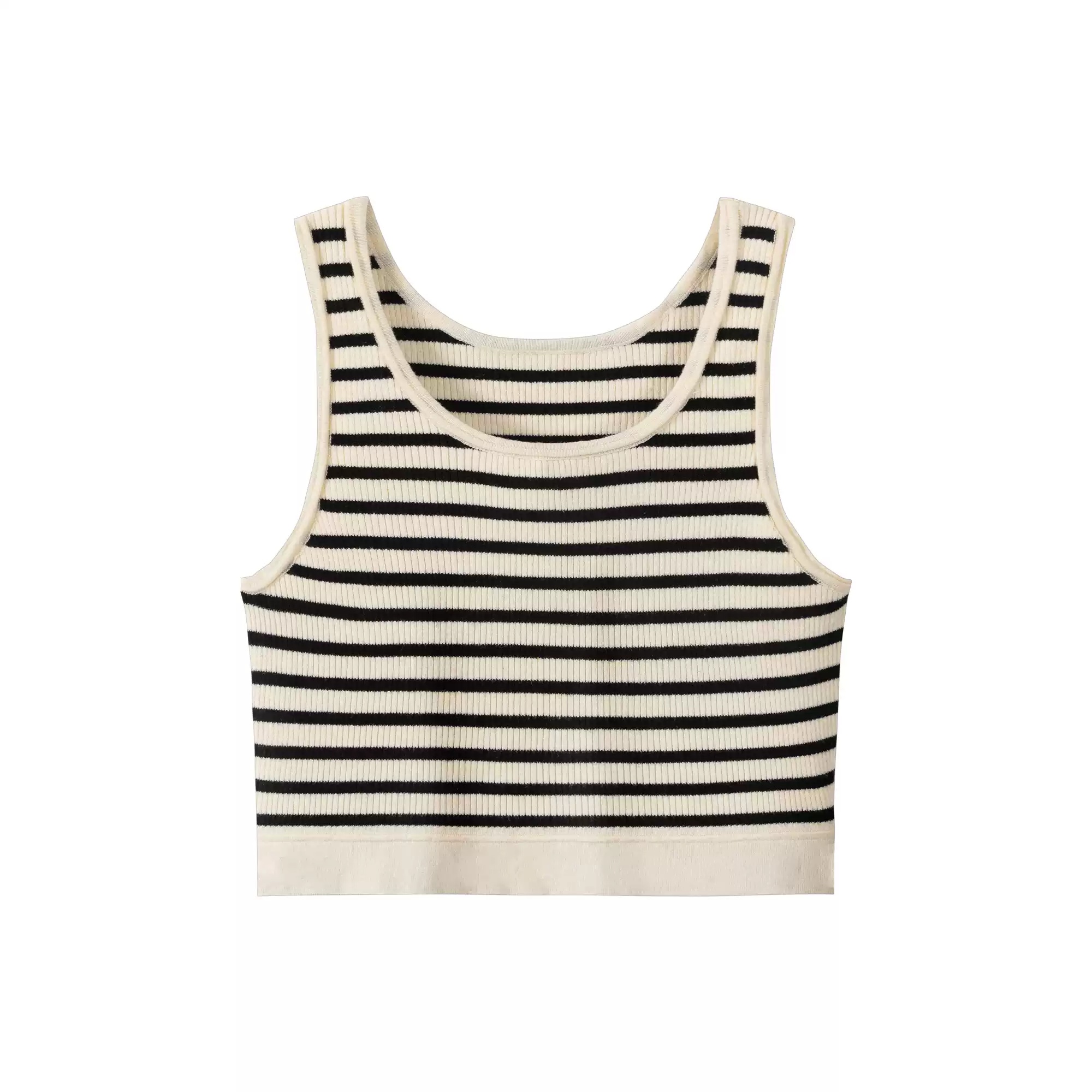 【單品可選】顯瘦三件套-白襯衫+條紋背心+牛仔半身裙 輕鬆時尚搭配