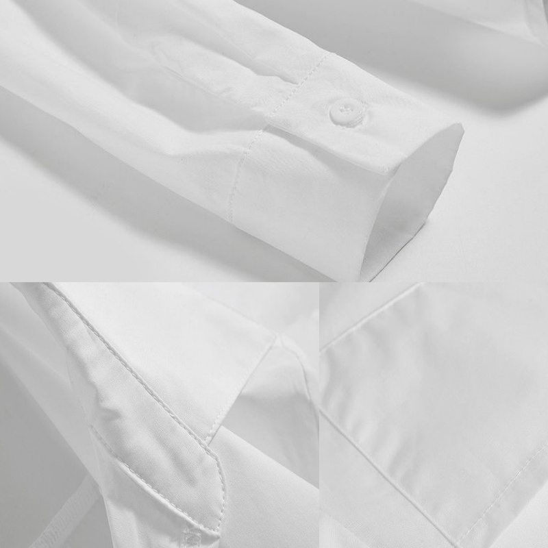 簡約 ‧ 韓國東大門純棉長袖襯衫洋裝上衣