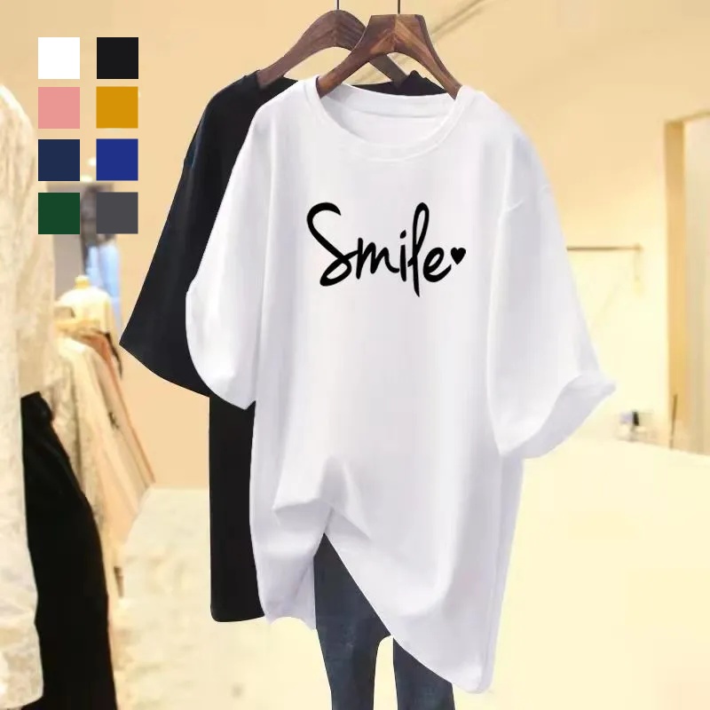 口碑爆款 純棉大尺碼短袖T 專屬涼感顯瘦上衣 休閒百搭薄款棉tee