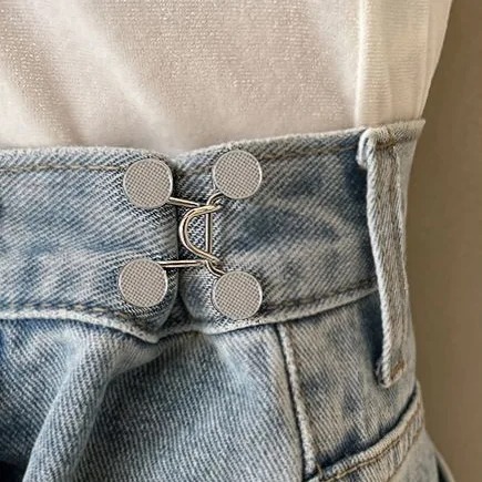 免工具可調節腰圍釦 防滑萬用伸縮扣 產後修身/水腫族必備 免裁縫一秒改褲頭 牛仔褲救星