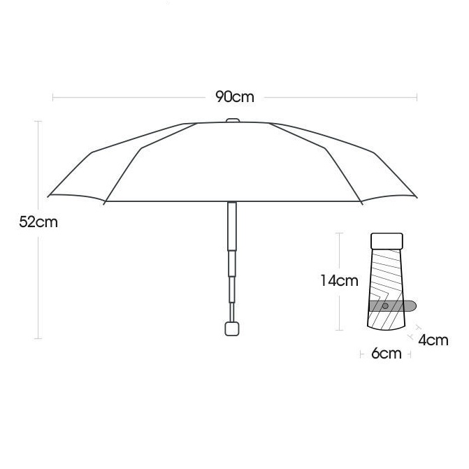名媛防曬卡包六折傘 抗UV50+ 掌中寶晴雨兩用 可收進小廢包復古遮陽傘