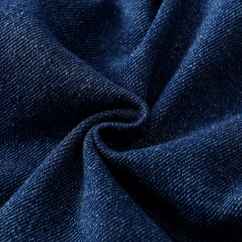 假兩件連帽牛仔外套 中長版剪裁 休閒百搭款