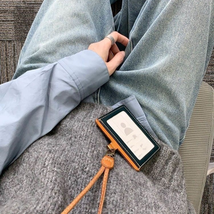 學院風針織背心套裝 灰色V領背心+藍色襯衫 兩件式