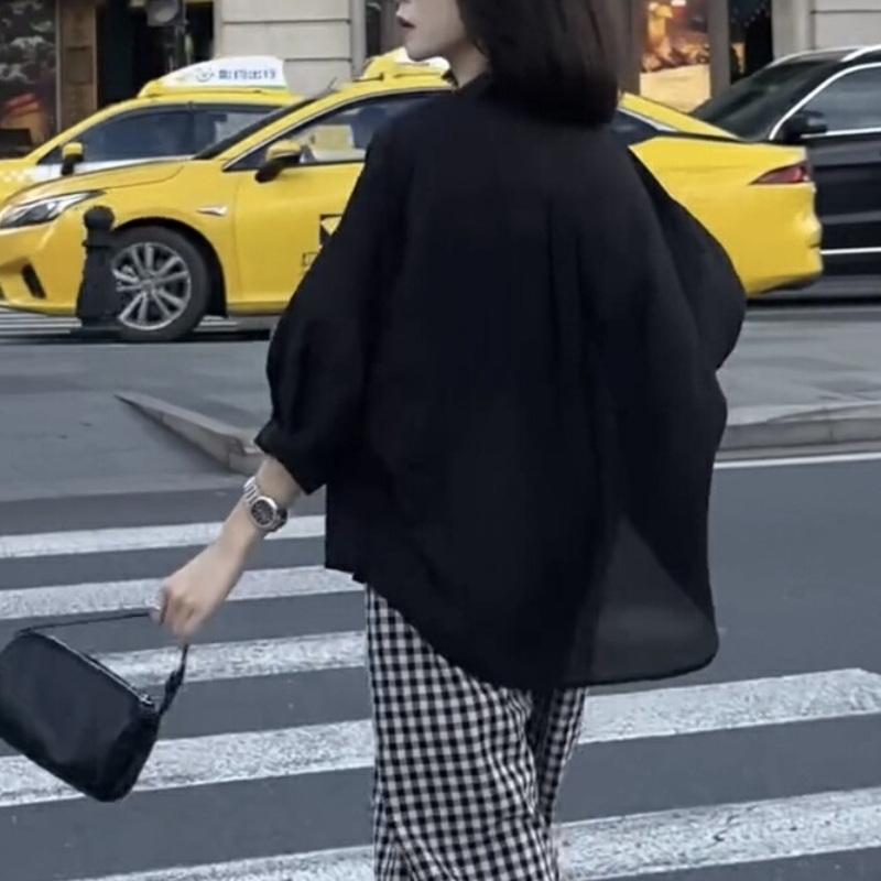 【單品可選】港風復古套裝 甜酷兩件式 文青認證襯衫+復古棋盤格寬褲