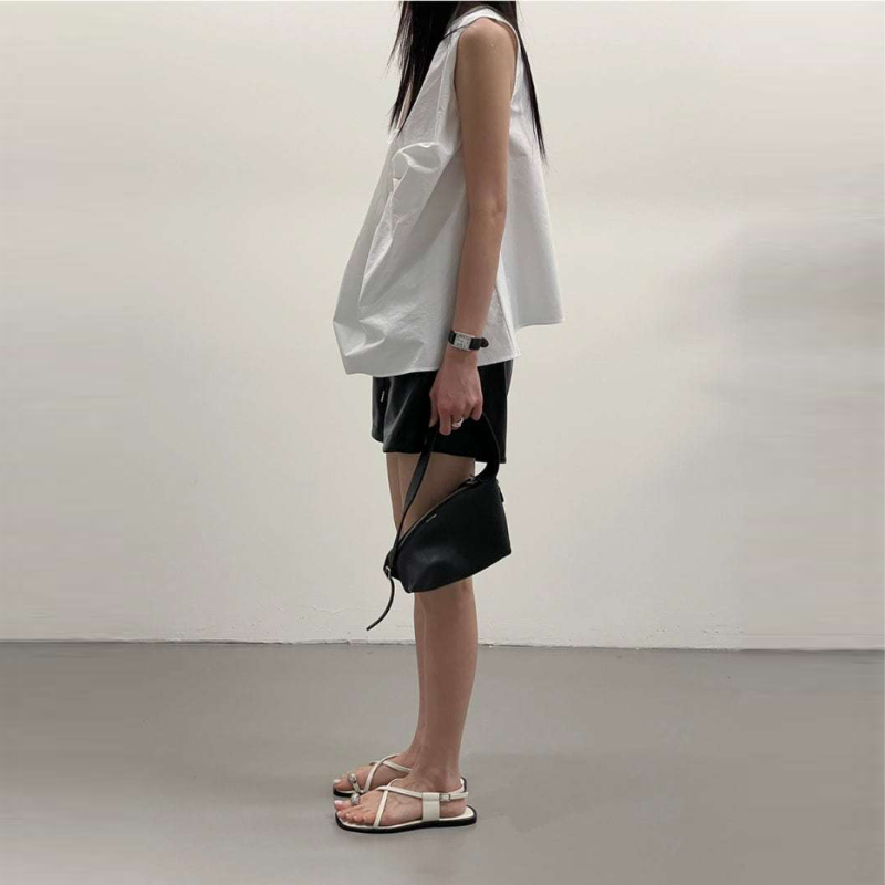 背心吊帶套頭夏季簡約正反穿襯衫