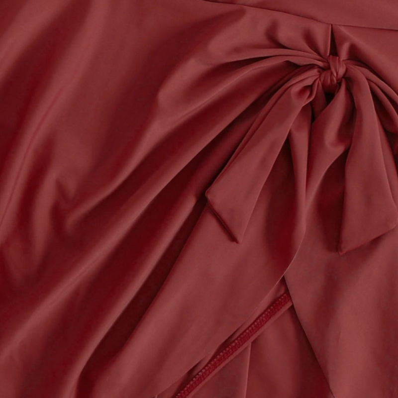 簡約修身連身泳衣 側開衩裙擺設計 氣質顯瘦款