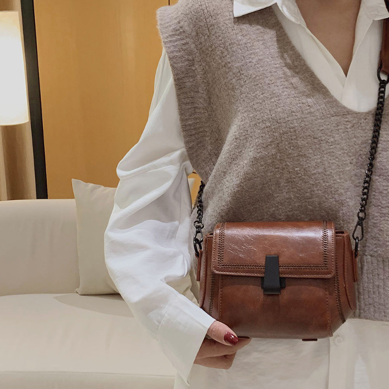 韓系．單肩鏈條包 百搭潮流MINI女包高級感穿搭