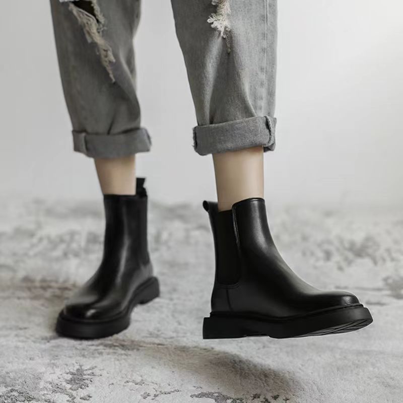 經典英倫風切爾西靴秋冬保暖內裡馬丁靴(基本款/加絨款)
