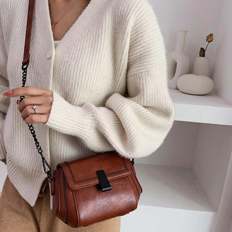 韓系．單肩鏈條包 百搭潮流MINI女包高級感穿搭