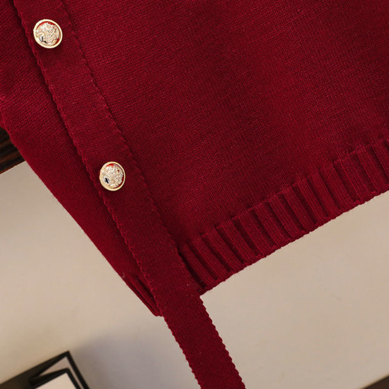 【單品可選】襯衫馬甲兩件套-春秋時尚減齡針織上衣套裝