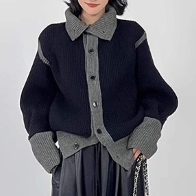 【單品可選】復古高級感針織外套 韓系慵懶寬鬆休閒褲套裝