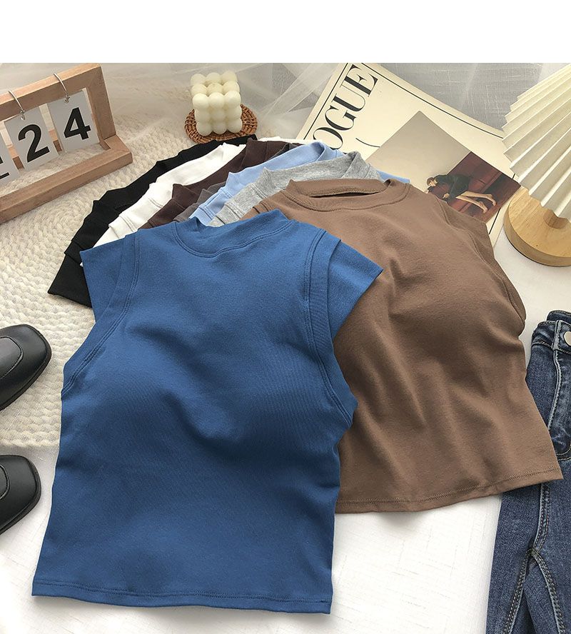 設計感純欲風純棉小可愛背心 柔軟透氣帶胸上衣Bratop