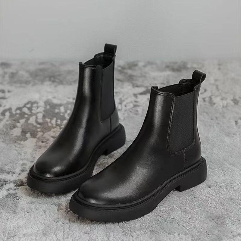 經典英倫風切爾西靴秋冬保暖內裡馬丁靴(基本款/加絨款)