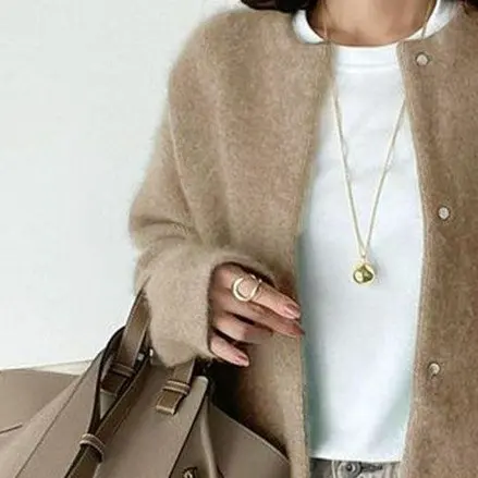 9色秋季柔軟呢料外套 顯瘦設計寬鬆款 新色登場