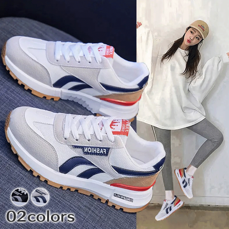 韓版透氣休閒運動鞋-阿甘鞋風格 男女同款網面小白鞋