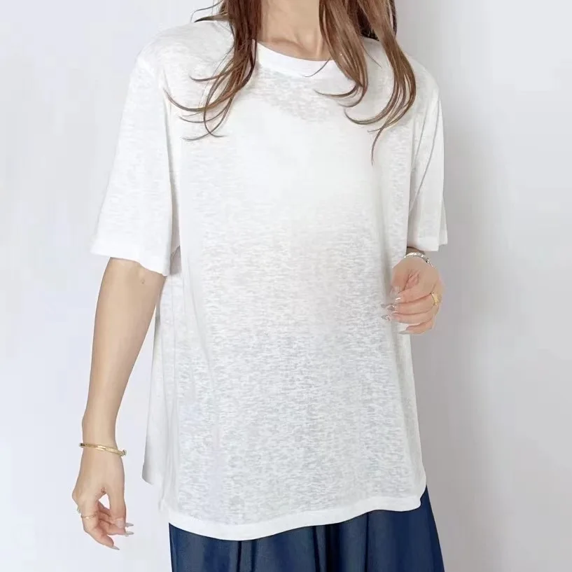寬鬆大尺寸韓版雪花棉短袖t恤