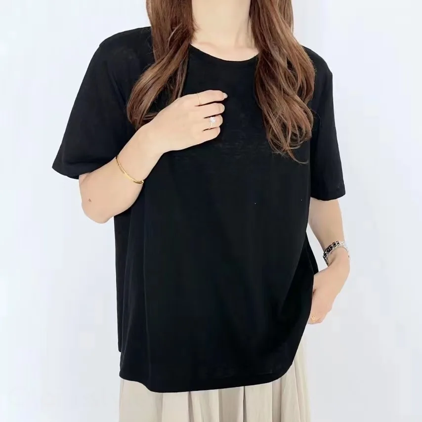 寬鬆大尺寸韓版雪花棉短袖t恤