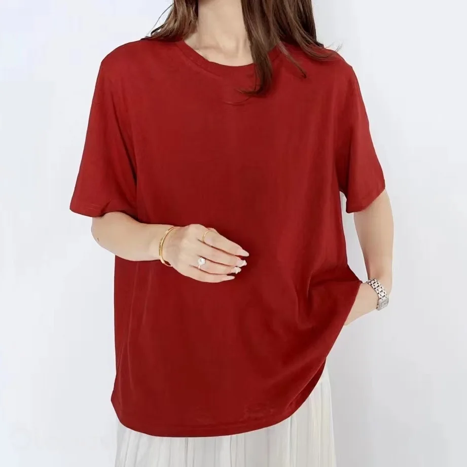 寬鬆大尺寸韓版雪花棉短袖t恤