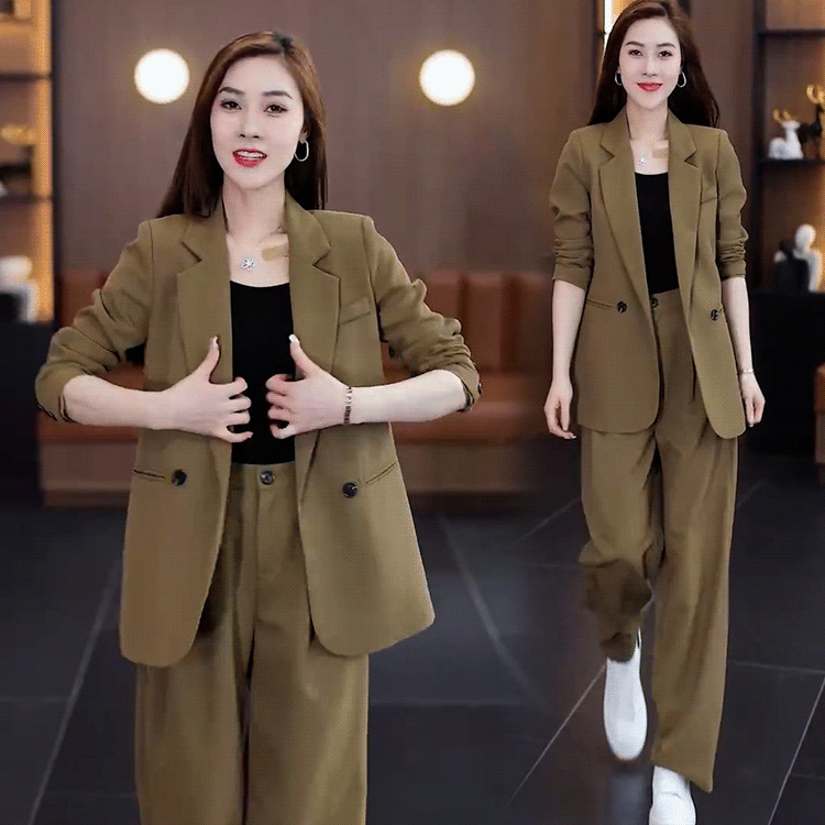 好物推薦|OL西服套裝顯瘦休閒職業外套 兩件套 M-6XL