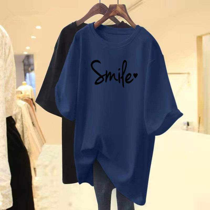 口碑爆款 純棉大尺碼短袖T 專屬涼感顯瘦上衣 休閒百搭薄款棉tee