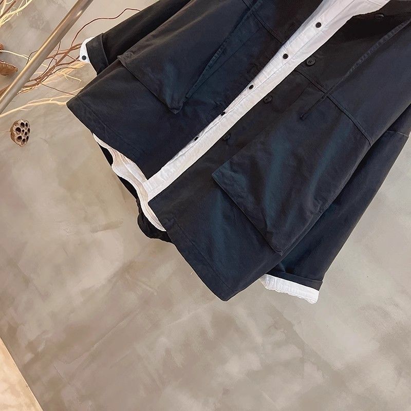 簡約．工裝韓版連帽風衣外套