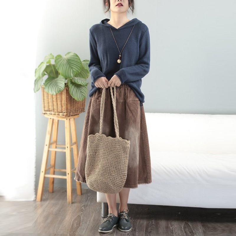 秋季寬鬆連帽針織衫 慵懶風毛衣 韓版內搭上衣