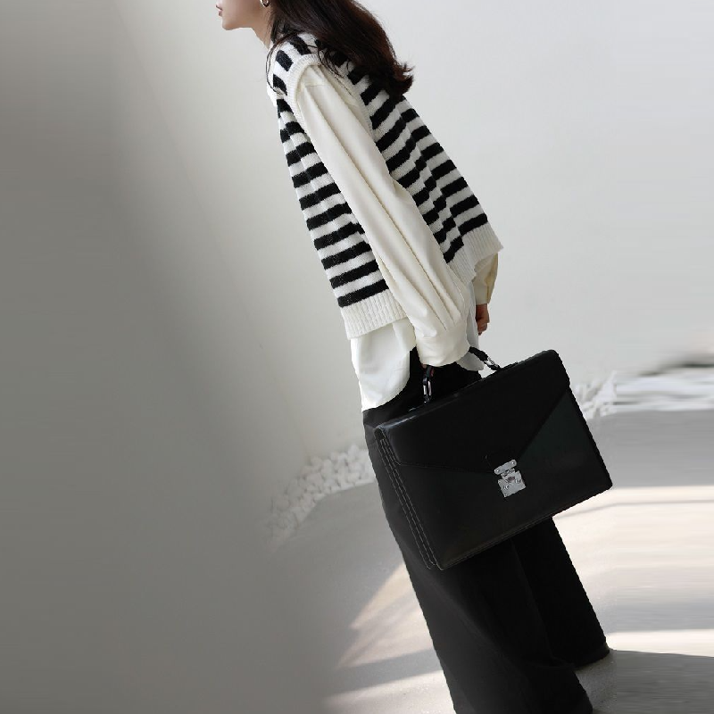 韓國春夏慵懶風寬鬆版型襯衫 小眾領帶設計（配領帶）