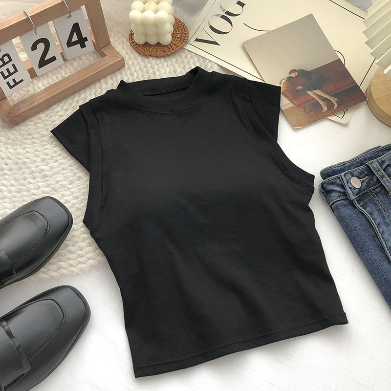 設計感純欲風純棉小可愛背心 柔軟透氣帶胸上衣Bratop