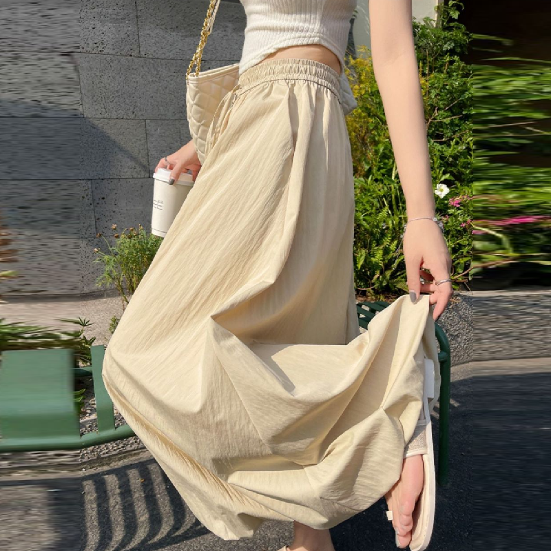 8色 多巴胺垂感花苞裙 霓光果凍色系傘狀剪裁半身裙