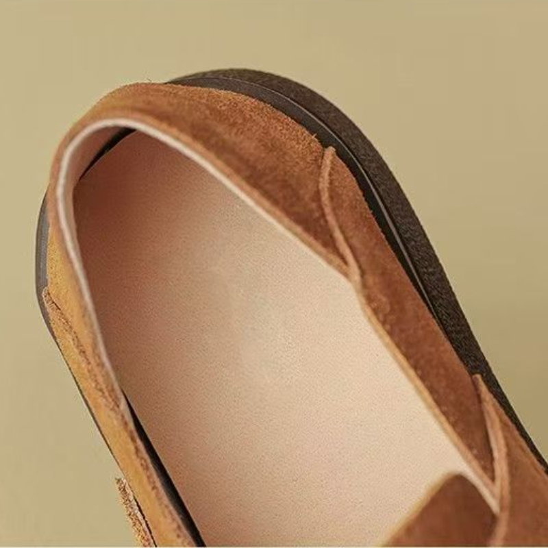 韓版時尚復古勃肯鞋 輕便套腳式懶人鞋 全包設計單鞋