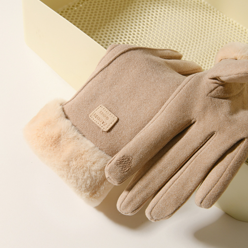 保暖防風觸控手套 加厚刷毛防水設計 適合秋冬戶外活動