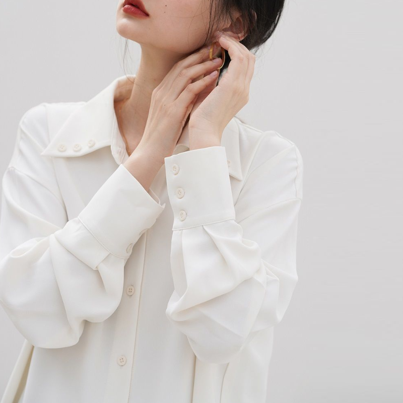 春夏襯衫層次感穿搭小眾上衣小個子疊穿法式