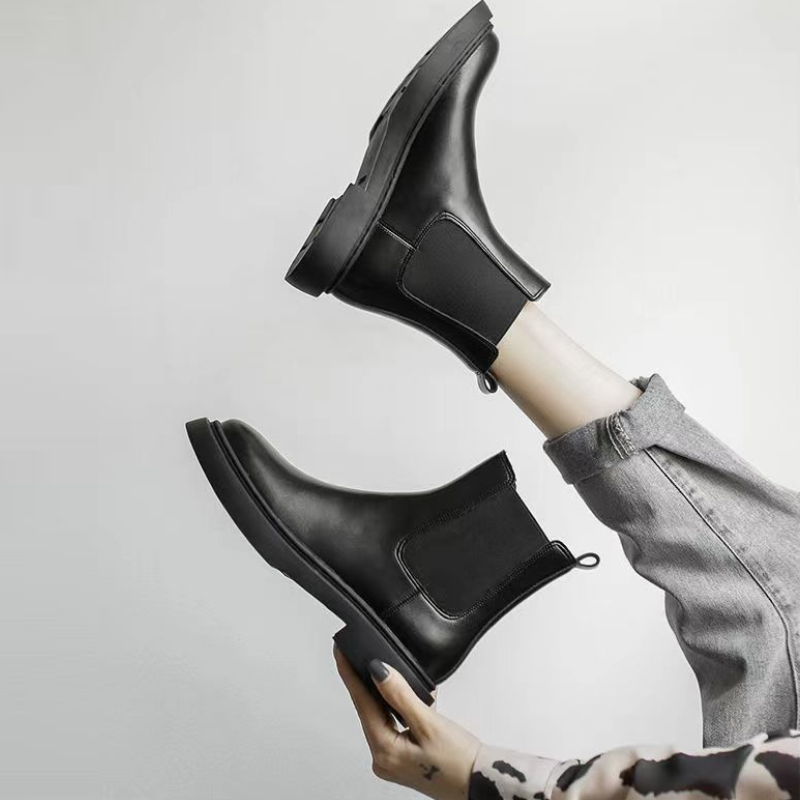 經典英倫風切爾西靴秋冬保暖內裡馬丁靴(基本款/加絨款)