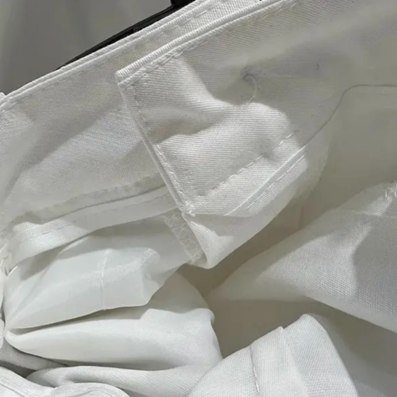 純棉韓系九分立體剪裁休閒寬褲 高腰簡約顯瘦休閒