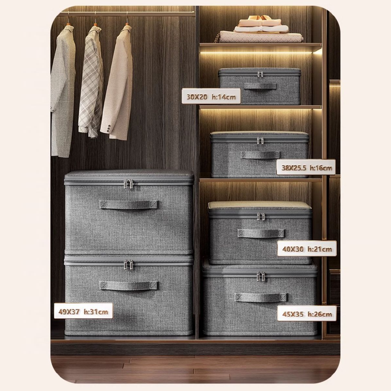 折疊式大容量收納箱｜衣櫃整理盒 衣物被子儲物必備