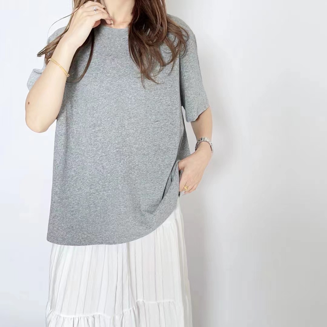 寬鬆大尺寸韓版雪花棉短袖t恤