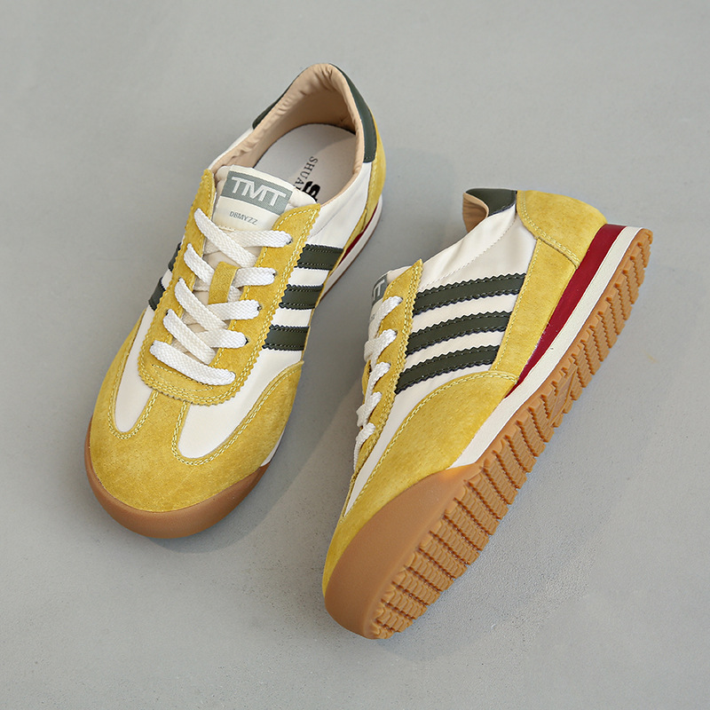 復古百搭德訓鞋厚底輕便阿甘鞋潮人