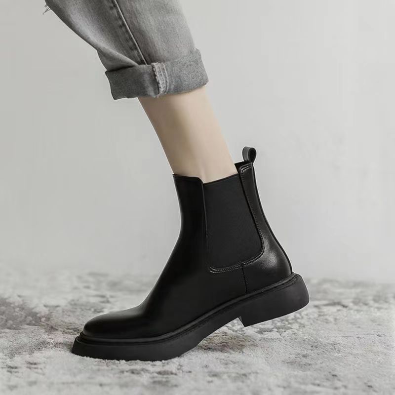 經典英倫風切爾西靴秋冬保暖內裡馬丁靴(基本款/加絨款)