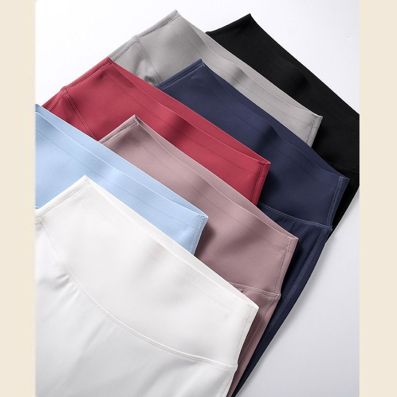 八分微喇瑜伽褲 高腰顯瘦小個子彈性褲 適合外出穿搭