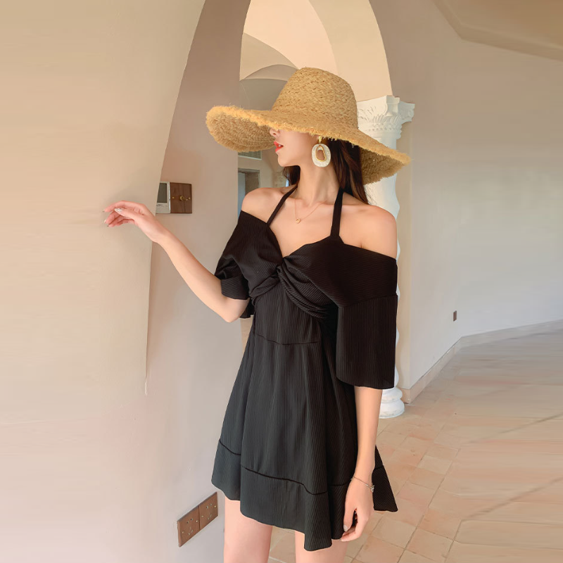 高級大碼泳衣 女士連體顯瘦款 遮肚設計