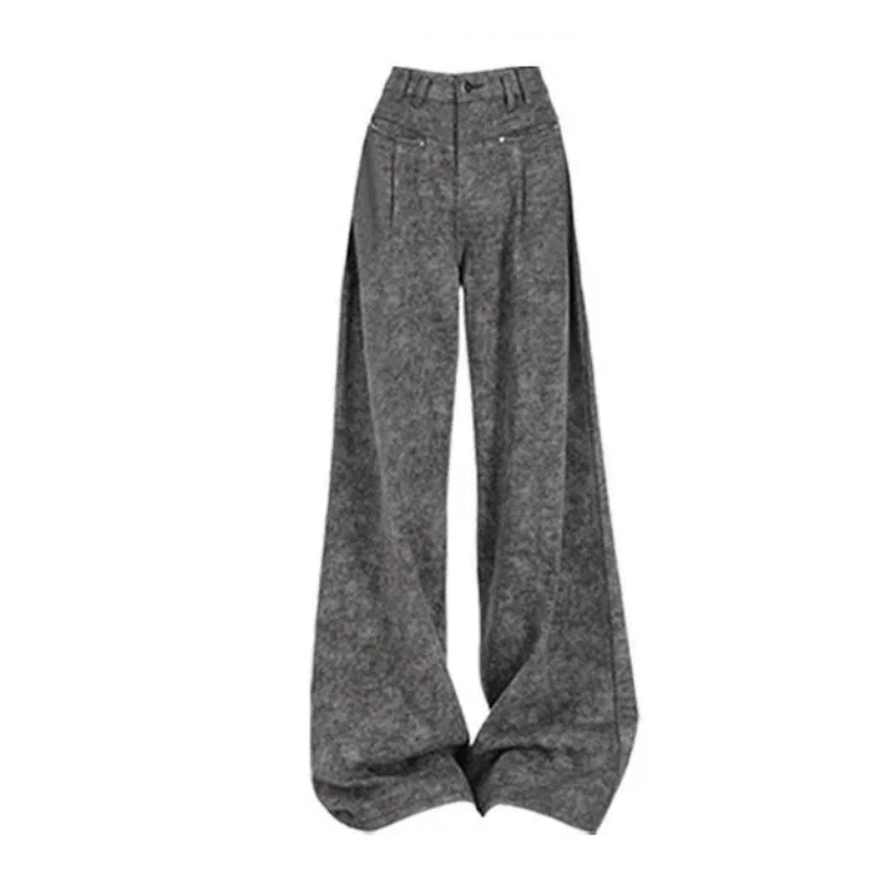 【單品可選】復古高級感針織外套 韓系慵懶寬鬆休閒褲套裝