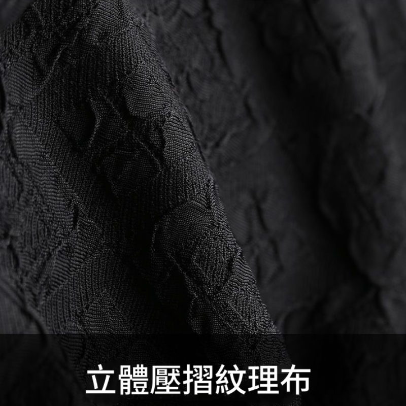 北歐網球休閒風連帽連身裙 網紗拼接 Clean Fit 立體壓摺 美體友善設計涼感小黑裙