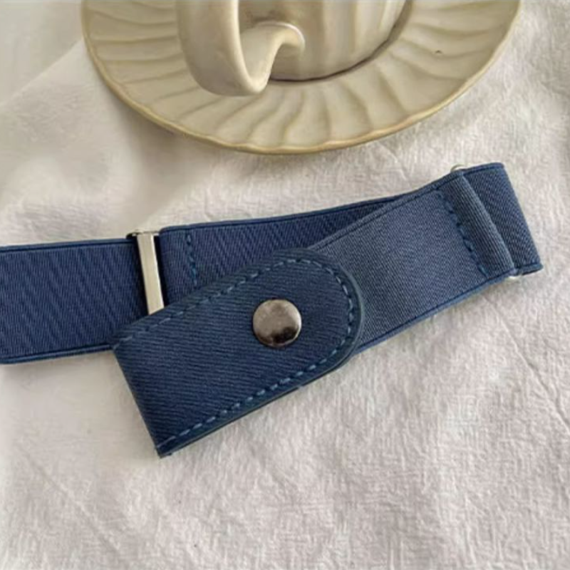 隱形鬆緊腰帶 可調整彈性設計 牛仔褲簡約褲帶 男女適用