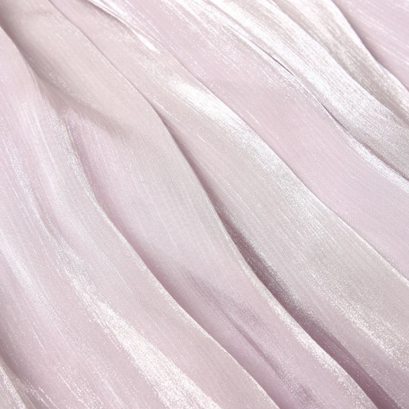 春夏熱賣 雪紡珠光百摺半身裙 顯瘦A字中長裙 親膚透氣垂墜感 實穿百搭洋裝內搭裙