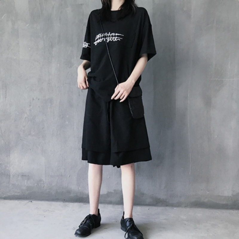 簡約 ‧ 雙層設計感五分褲 短褲 休閒褲夏季裙子