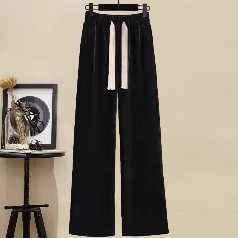 兩件式套裝 早秋襯衫上衣＋休閒褲 成套穿搭 顯年輕